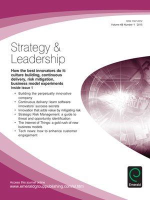 cover image of Strategy & Leadership, Volume 43, Issue 1